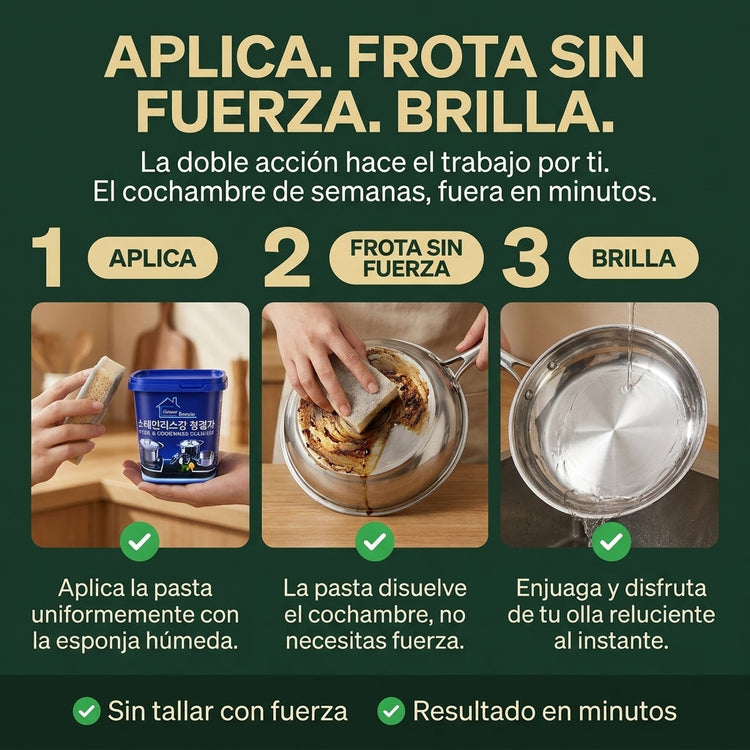 Pasta Limpiadora Ollas Acero Inoxidable - id39014 — vista 4